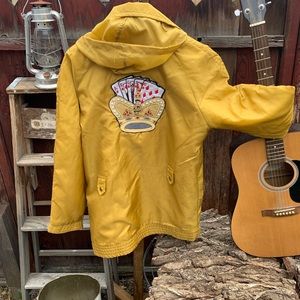 Vintage custom crown detail coat.